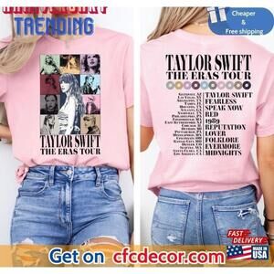 Eras Tour Shirt Long Live Concert Night Tshirt Classic Unisex 2 Sided